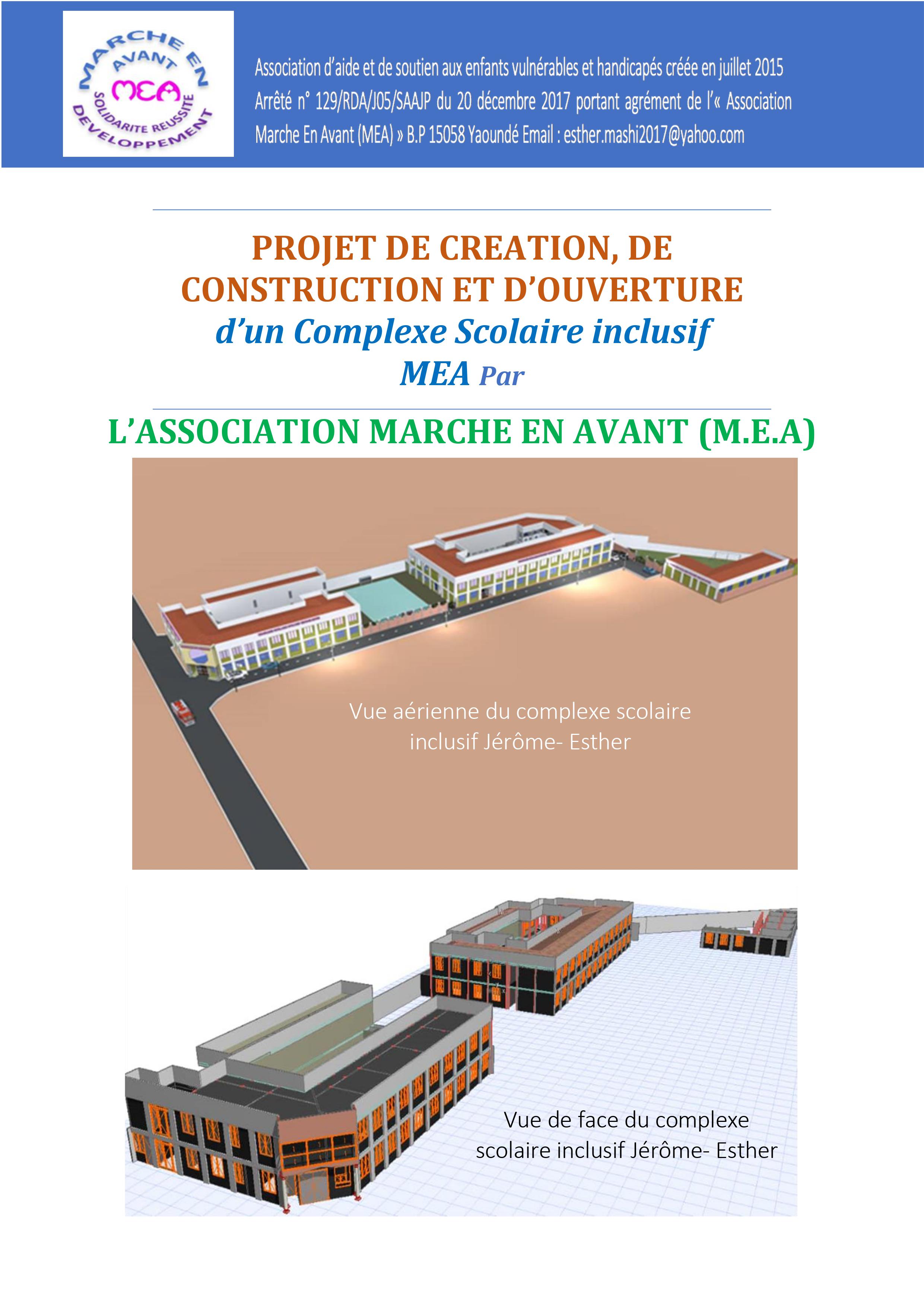 Projet école inclusive MEA